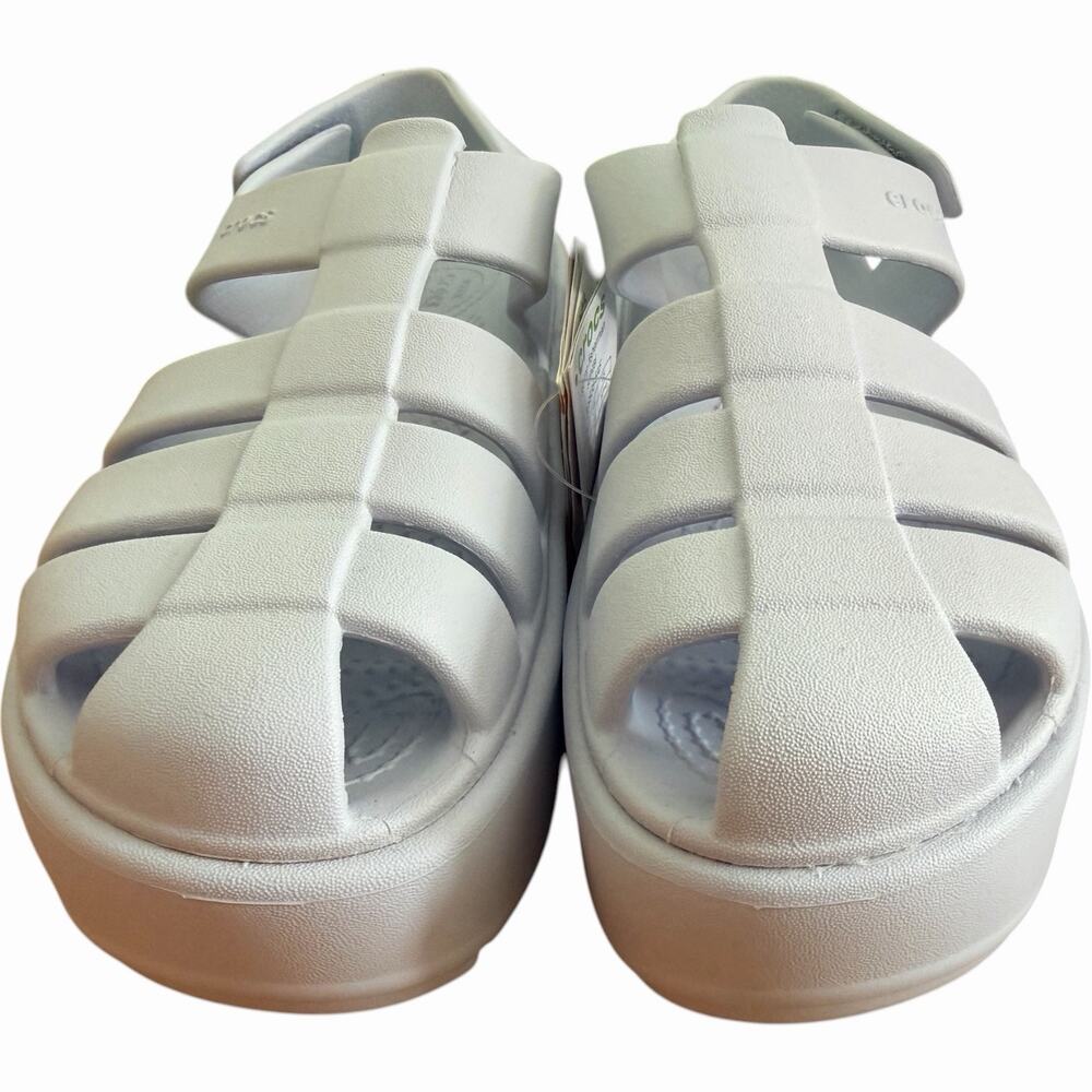 Crocs Stomp Fisherman Platform Sandals Pale Blue Womens Lightweight Size W6 / M4 - Picture 4 of 5